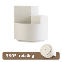 3 Grid 360 Degree Rotating Desktop Pen Holder