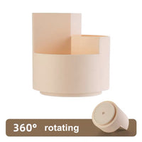 3 Grid 360 Degree Rotating Desktop Pen Holder