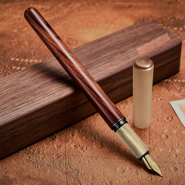 vintage wood fountain luxury pen